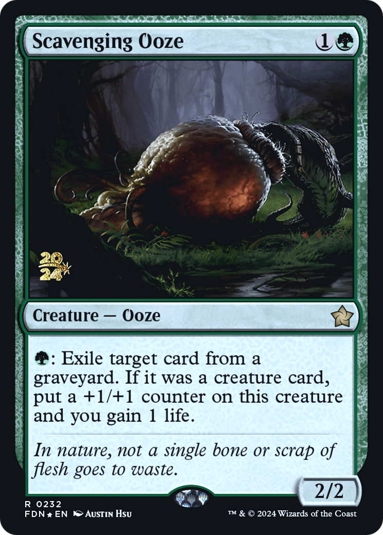 Scavenging Ooze (PRE-232) [Foundations Promos] Foil MTG Single Wizards of the Coast