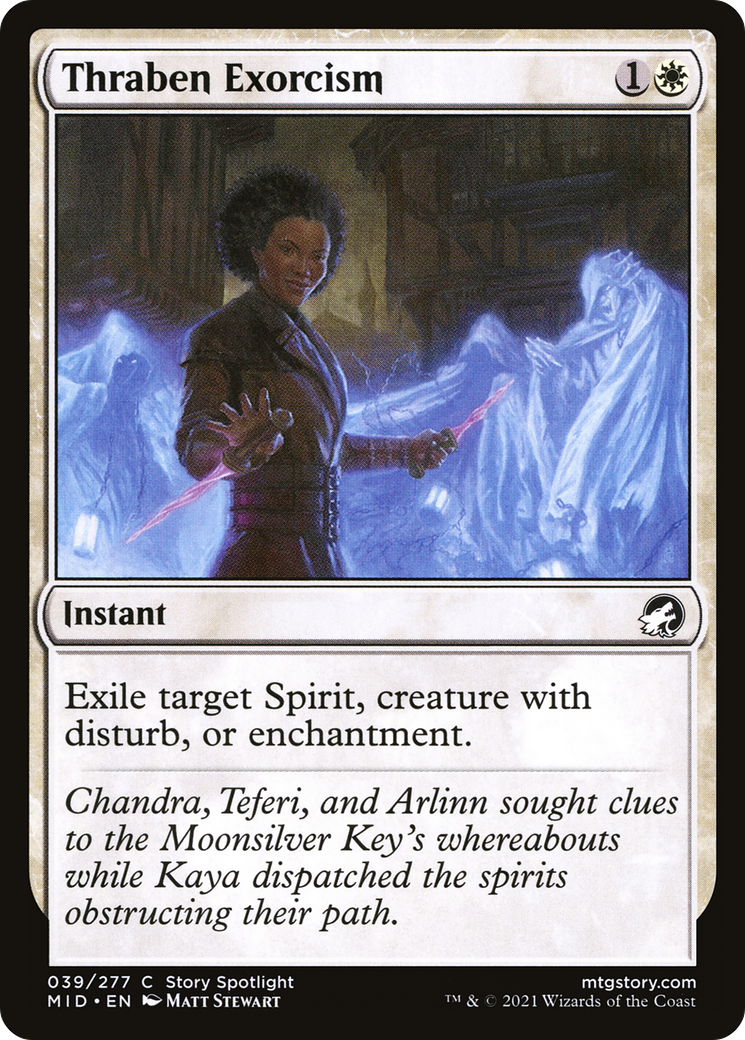 Thraben Exorcism (MID-039) [Innistrad: Midnight Hunt] MTG Single Wizards of the Coast