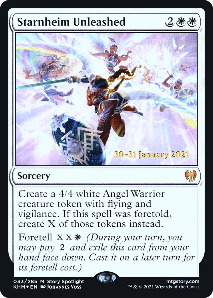 Starnheim Unleashed (PRE-033) [Kaldheim Promos] Foil MTG Single Wizards of the Coast