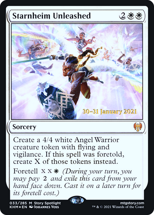 Starnheim Unleashed (PRE-033) [Kaldheim Promos] Foil MTG Single Wizards of the Coast