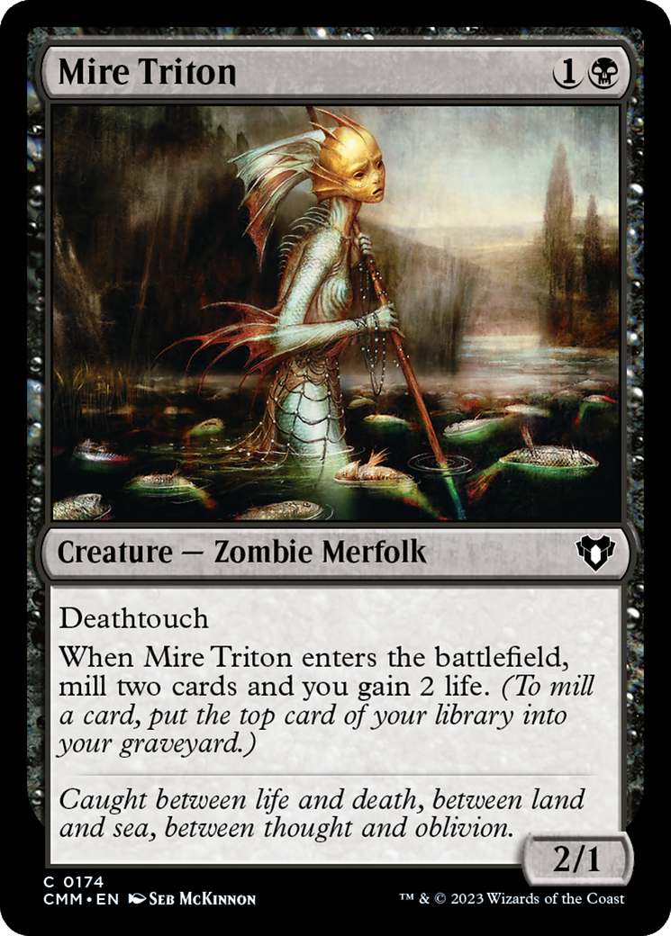 Mire Triton (CMM-174) [Commander Masters] MTG Single Wizards of the Coast