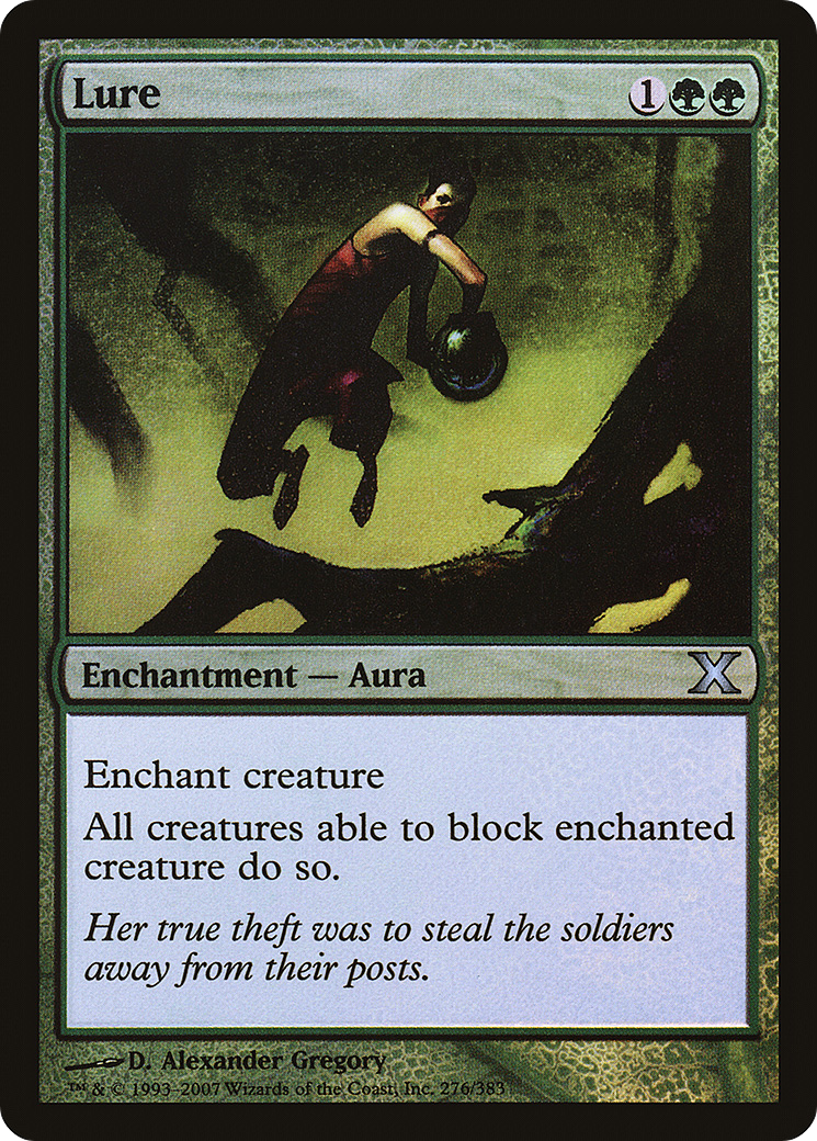 Lure (10E-276★) [Tenth Edition] Foil MTG Single Wizards of the Coast