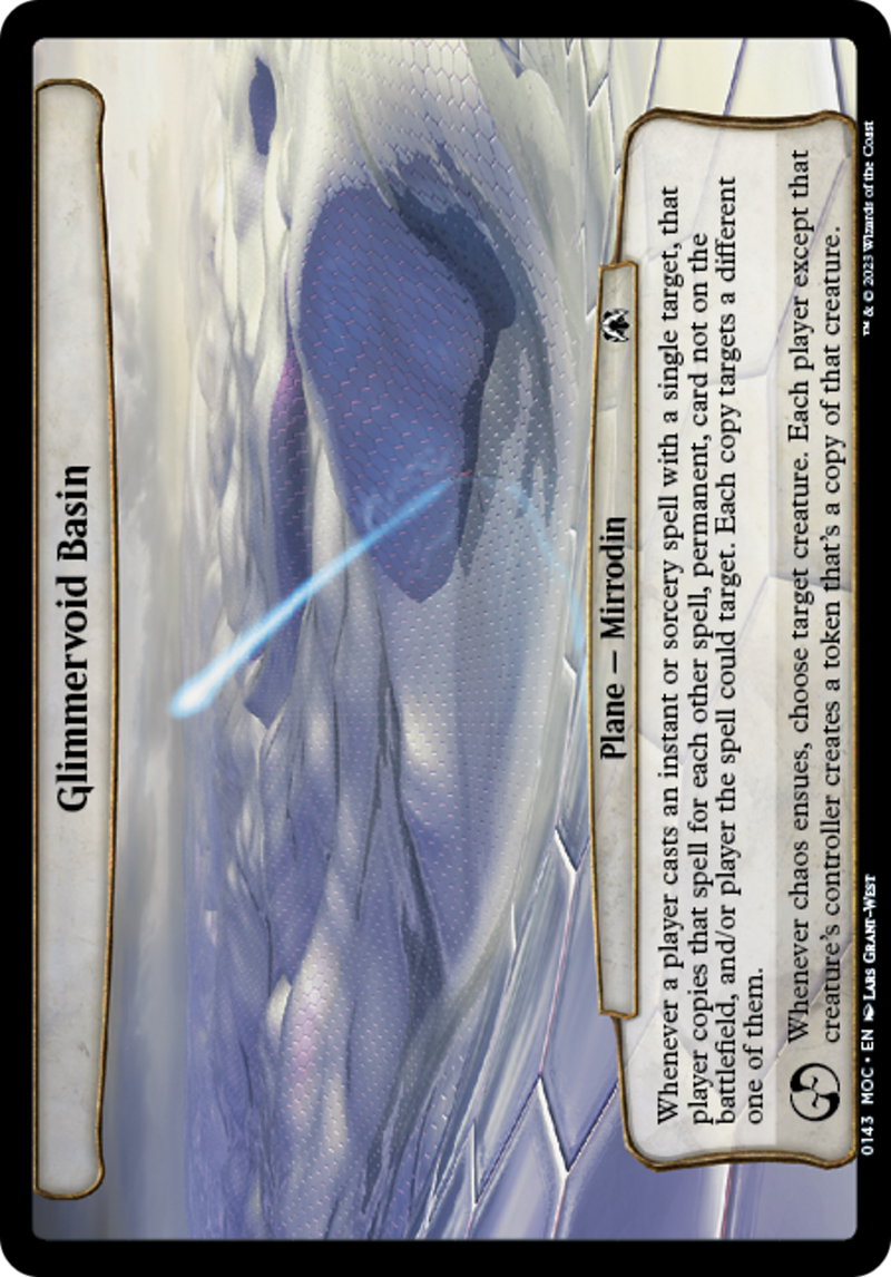 Glimmervoid Basin (MOC-143) [March of the Machine Commander] MTG Single Wizards of the Coast
