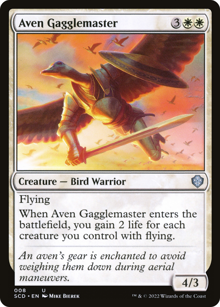 Aven Gagglemaster (SCD-008) [Starter Commander Decks] MTG Single Wizards of the Coast