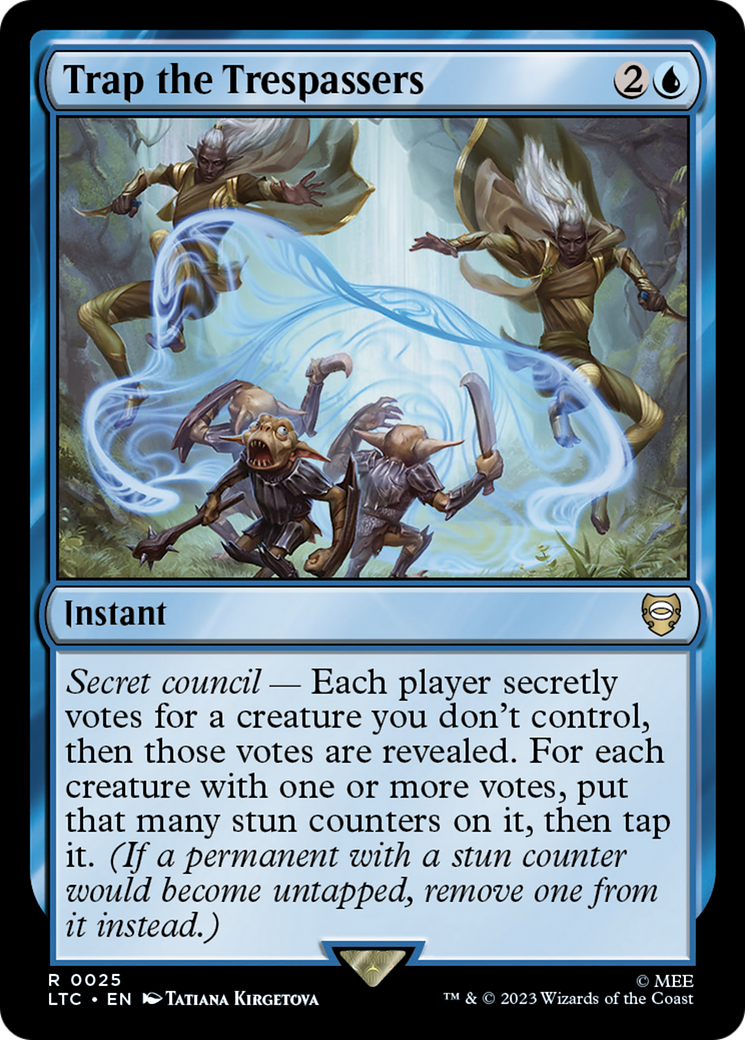 Trap the Trespassers (LTC-025) [Tales of Middle-earth Commander] MTG Single Wizards of the Coast