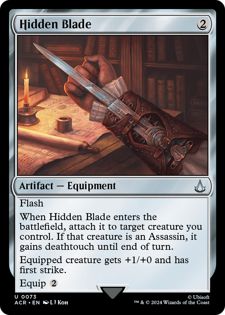 Hidden Blade (ACR-073) [Assassin's Creed] MTG Single Wizards of the Coast
