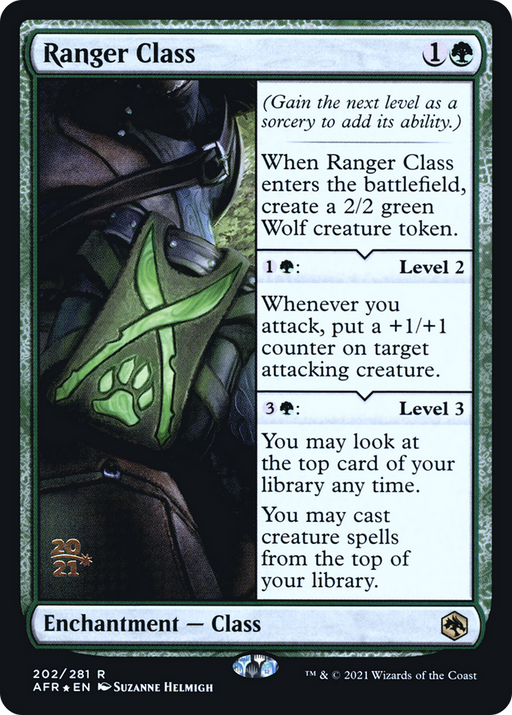 Ranger Class (PRE-202) [Adventures in the Forgotten Realms Promos] Foil MTG Single Wizards of the Coast