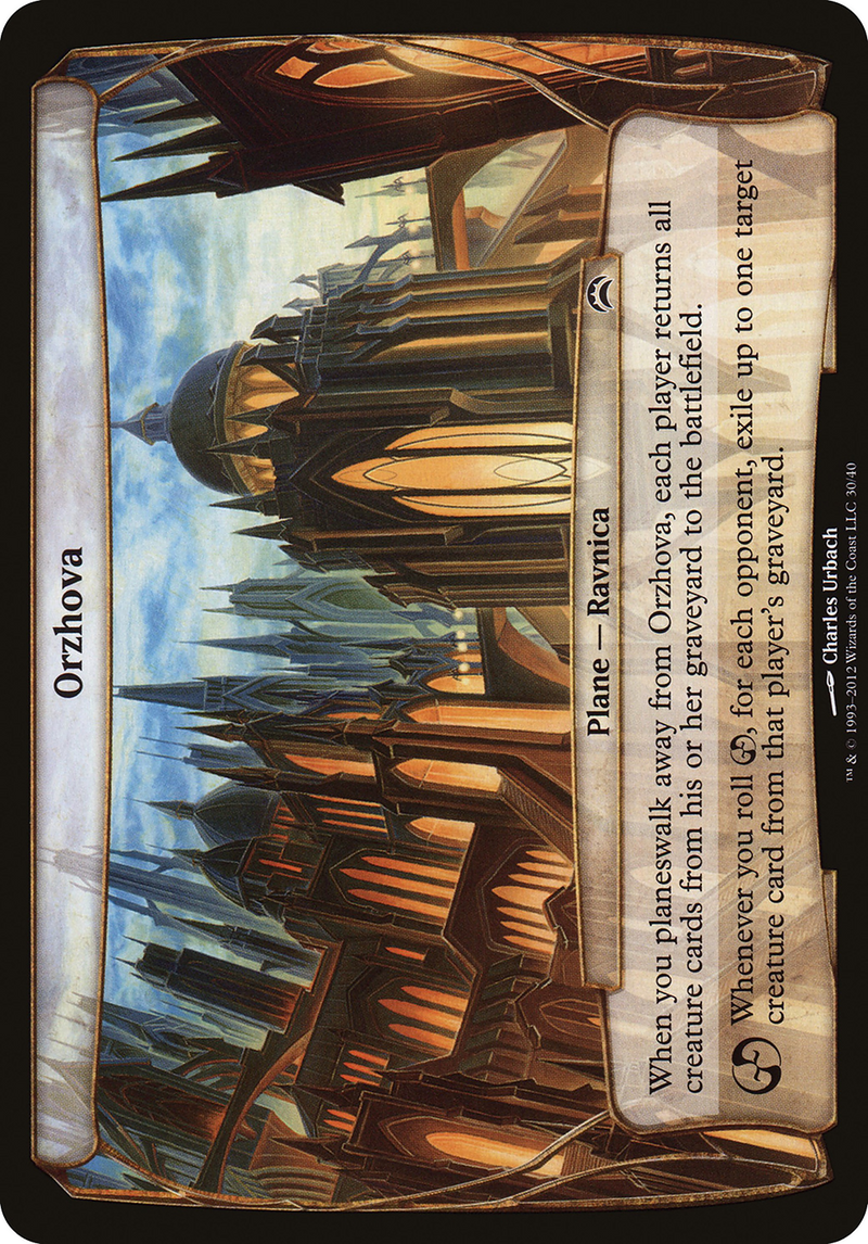 Orzhova (Planechase 2012) (OVER-030) [Oversized] Planechase 2012 Planes MTG Single Wizards of the Coast