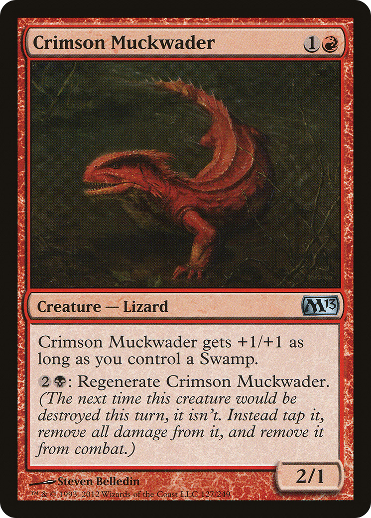 Crimson Muckwader (M13-127) [Magic 2013] MTG Single Wizards of the Coast