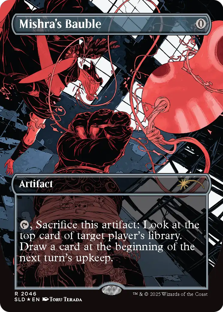 Mishra's Bauble (2046) (Raised Foil) (SLD-2046) [Secret Lair Drop] (Borderless) Foil