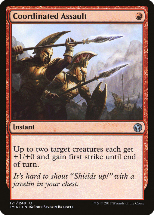 Coordinated Assault (IMA-121) [Iconic Masters] MTG Single Wizards of the Coast
