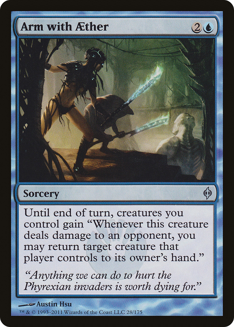 Arm with Aether (NPH-028) [New Phyrexia] Foil MTG Single Wizards of the Coast