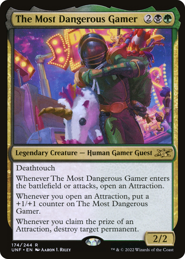 The Most Dangerous Gamer (UNF-174) [Unfinity] MTG Single Wizards of the Coast