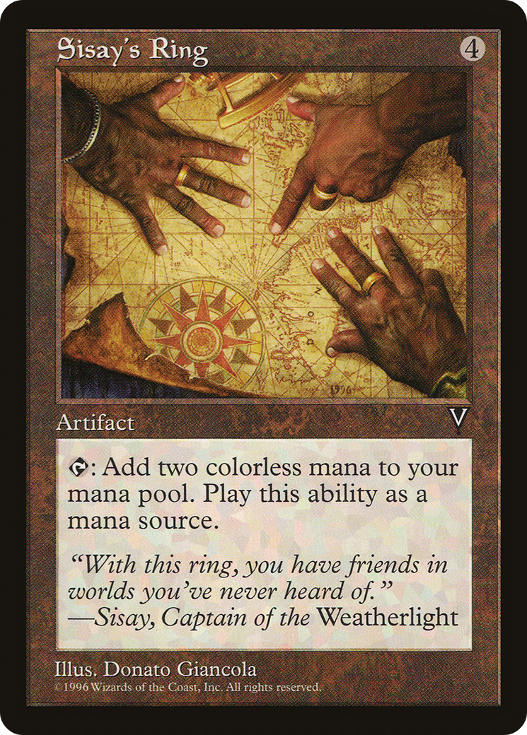 Sisay's Ring (VIS-154) [Visions] MTG Single Wizards of the Coast