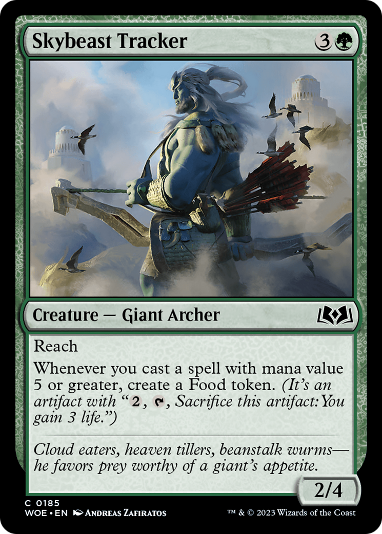 Skybeast Tracker (WOE-185) [Wilds of Eldraine] MTG Single Wizards of the Coast