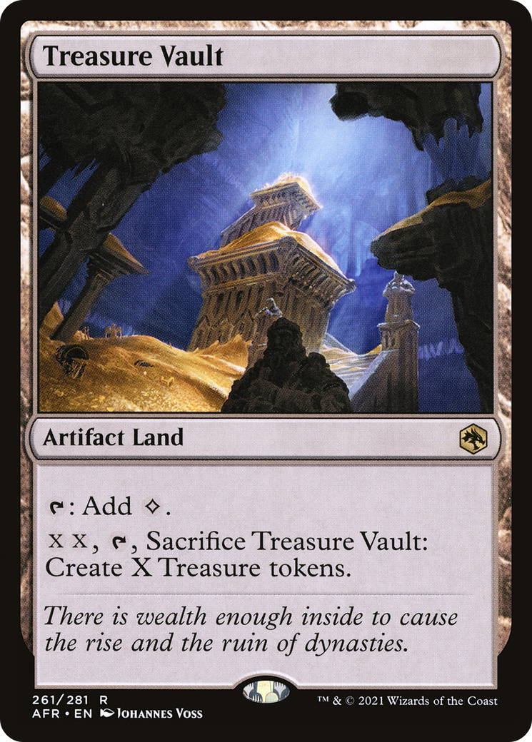 Treasure Vault (AFR-261) [Adventures in the Forgotten Realms] Foil MTG Single Wizards of the Coast