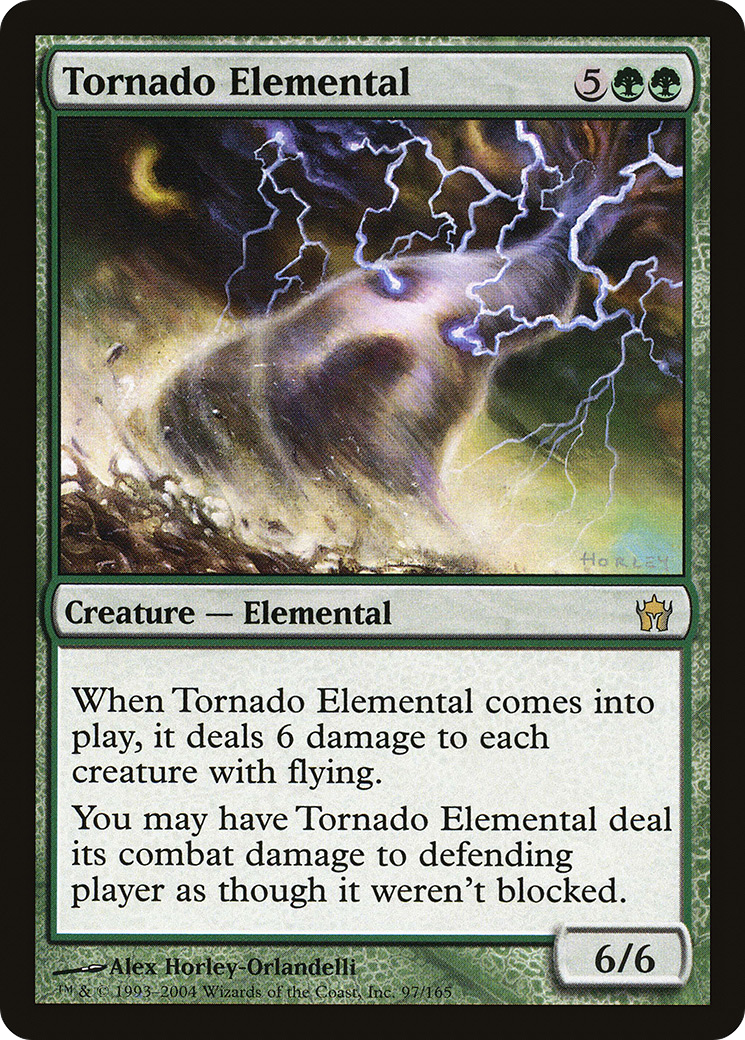 Tornado Elemental (5DN-097) [Fifth Dawn] Foil MTG Single Wizards of the Coast
