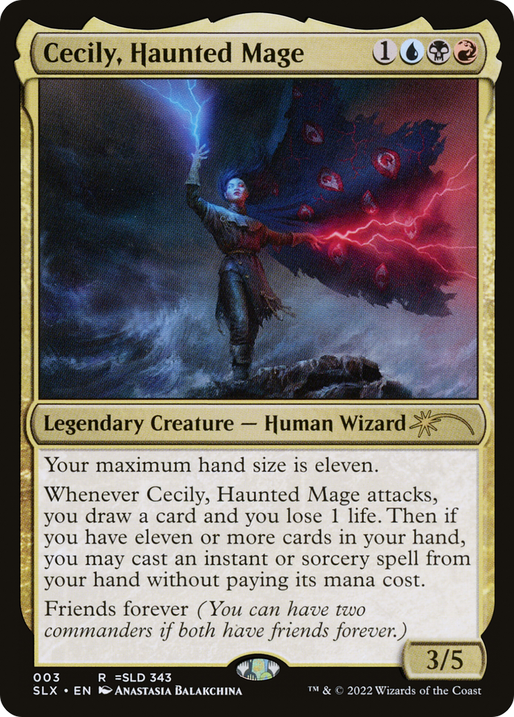 Cecily, Haunted Mage (SLX-003) [Secret Lair] Universes Within MTG Single Wizards of the Coast