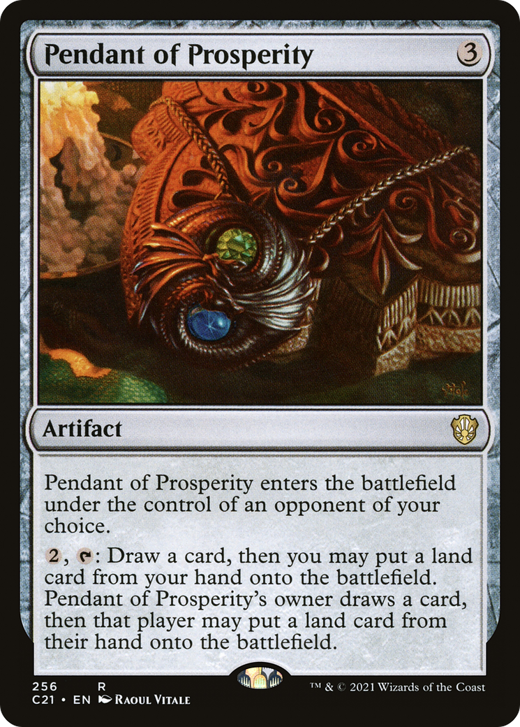 Pendant of Prosperity (C21-256) [Commander 2021] MTG Single Wizards of the Coast