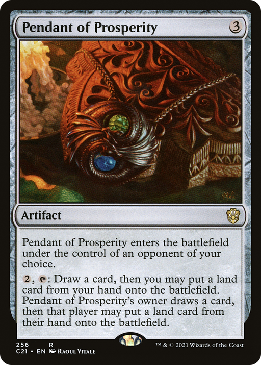 Pendant of Prosperity (C21-256) [Commander 2021] MTG Single Wizards of the Coast