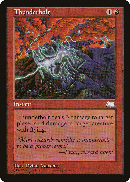 Thunderbolt (WTH-) [Weatherlight] MTG Single Wizards of the Coast