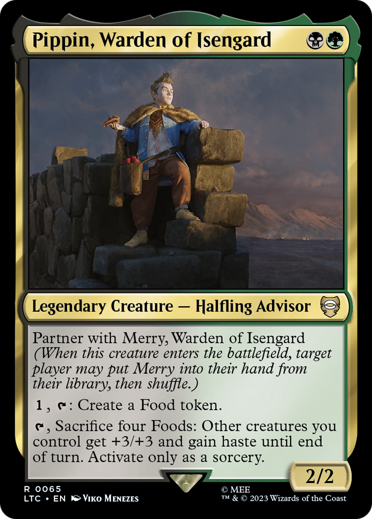 Pippin, Warden of Isengard (LTC-065) [Tales of Middle-earth Commander] MTG Single Wizards of the Coast