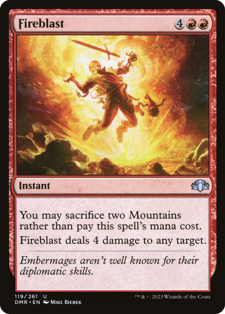 Fireblast (DMR-119) [Dominaria Remastered] MTG Single Wizards of the Coast