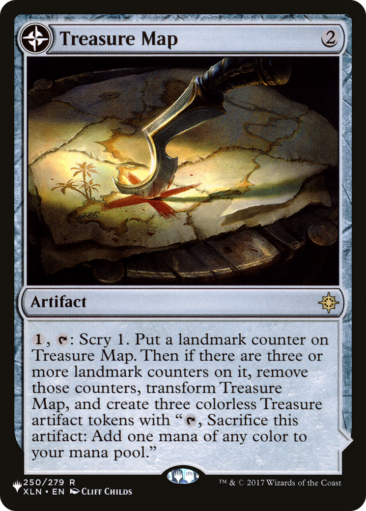 Treasure Map (LIST-250) [Mystery Booster] The List MTG Single Wizards of the Coast