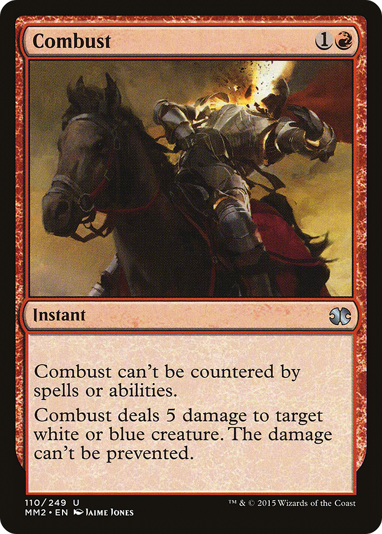 Combust (MM2-110) [Modern Masters 2015] Foil MTG Single Wizards of the Coast
