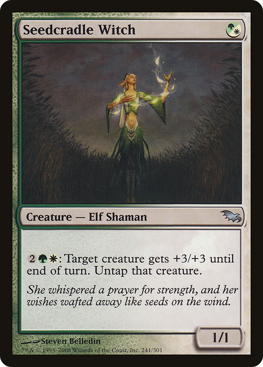 Seedcradle Witch (SHM-241) [Shadowmoor] MTG Single Wizards of the Coast