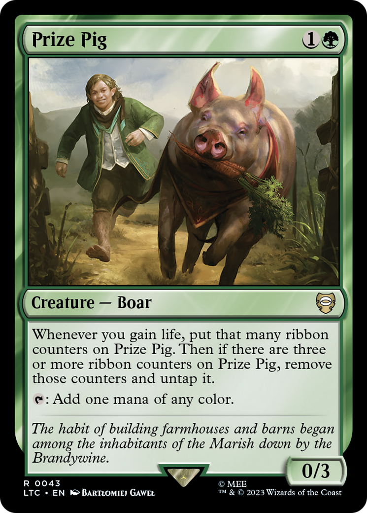 Prize Pig (LTC-043) [Tales of Middle-earth Commander] MTG Single Wizards of the Coast