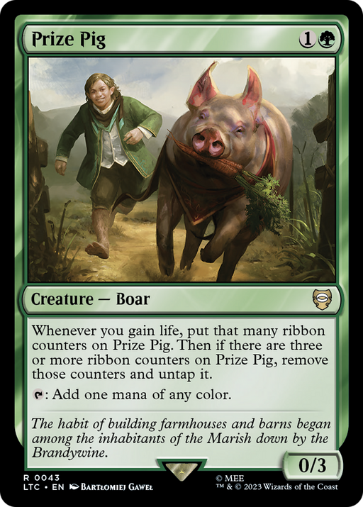 Prize Pig (LTC-043) [Tales of Middle-earth Commander] MTG Single Wizards of the Coast