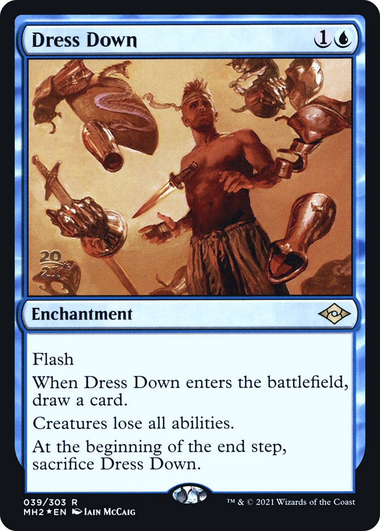 Dress Down (PRE-039) [Modern Horizons 2 Promos] Foil MTG Single Wizards of the Coast