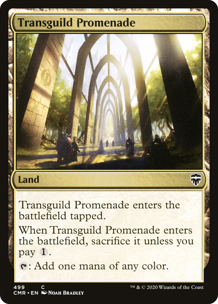 Transguild Promenade (CMR-499) [Commander Legends] MTG Single Wizards of the Coast
