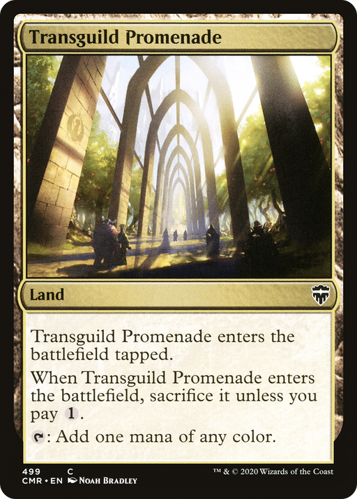 Transguild Promenade (CMR-499) [Commander Legends] MTG Single Wizards of the Coast