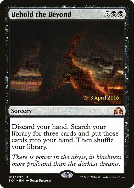 Behold the Beyond (PRE-101) [Shadows over Innistrad Promos] Foil MTG Single Wizards of the Coast
