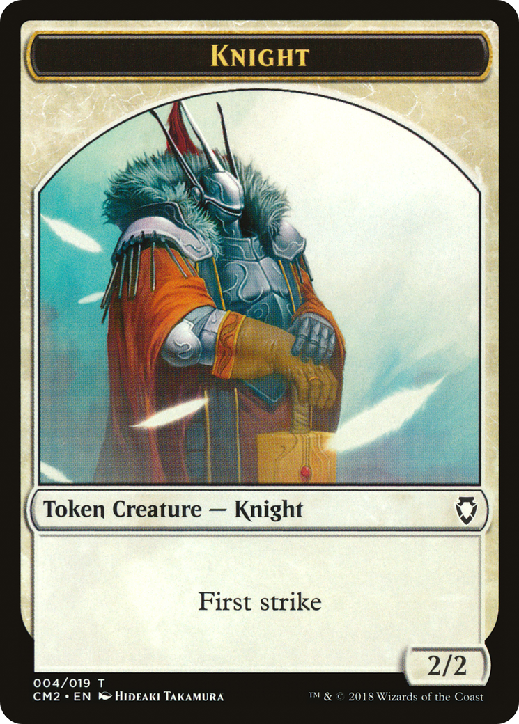 Knight (CM2-004) [Tokens] Commander Anthology Volume II Tokens MTG Single Wizards of the Coast