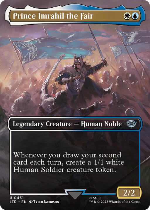 Prince Imrahil the Fair (LTR-431) [The Lord of the Rings: Tales of Middle-earth] (Borderless) MTG Single Wizards of the Coast