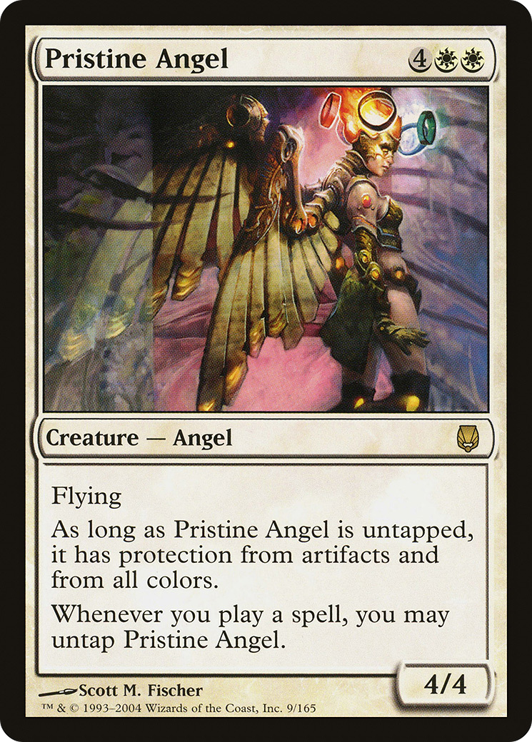 Pristine Angel (DST-009) [Darksteel] Foil MTG Single Wizards of the Coast