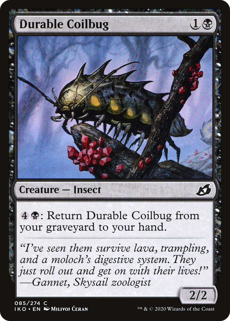 Durable Coilbug (IKO-085) [Ikoria: Lair of Behemoths] MTG Single Wizards of the Coast
