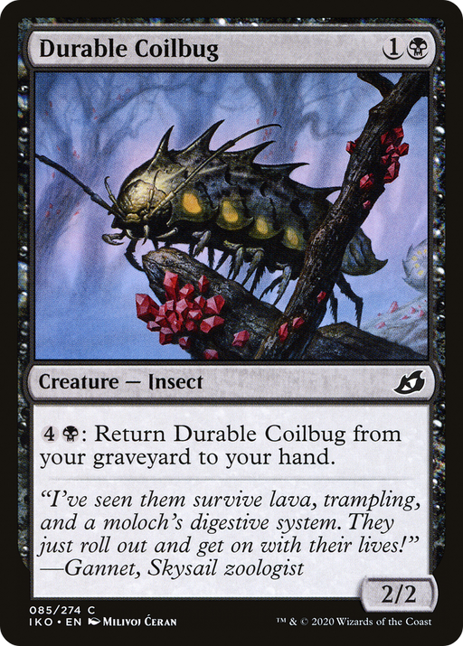 Durable Coilbug (IKO-085) [Ikoria: Lair of Behemoths] MTG Single Wizards of the Coast