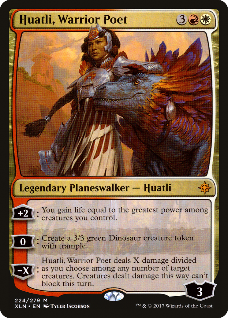 Huatli, Warrior Poet (XLN-224) [Ixalan] Foil MTG Single Wizards of the Coast