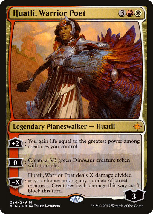 Huatli, Warrior Poet (XLN-224) [Ixalan] MTG Single Wizards of the Coast
