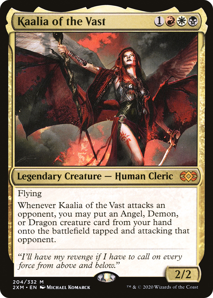 Kaalia of the Vast (2XM-204) [Double Masters] Foil MTG Single Wizards of the Coast