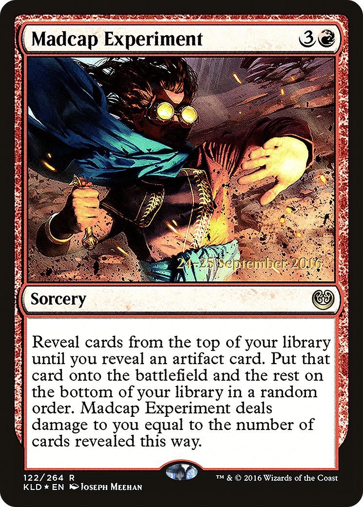 Madcap Experiment (PRE-122) [Kaladesh Promos] Foil MTG Single Wizards of the Coast