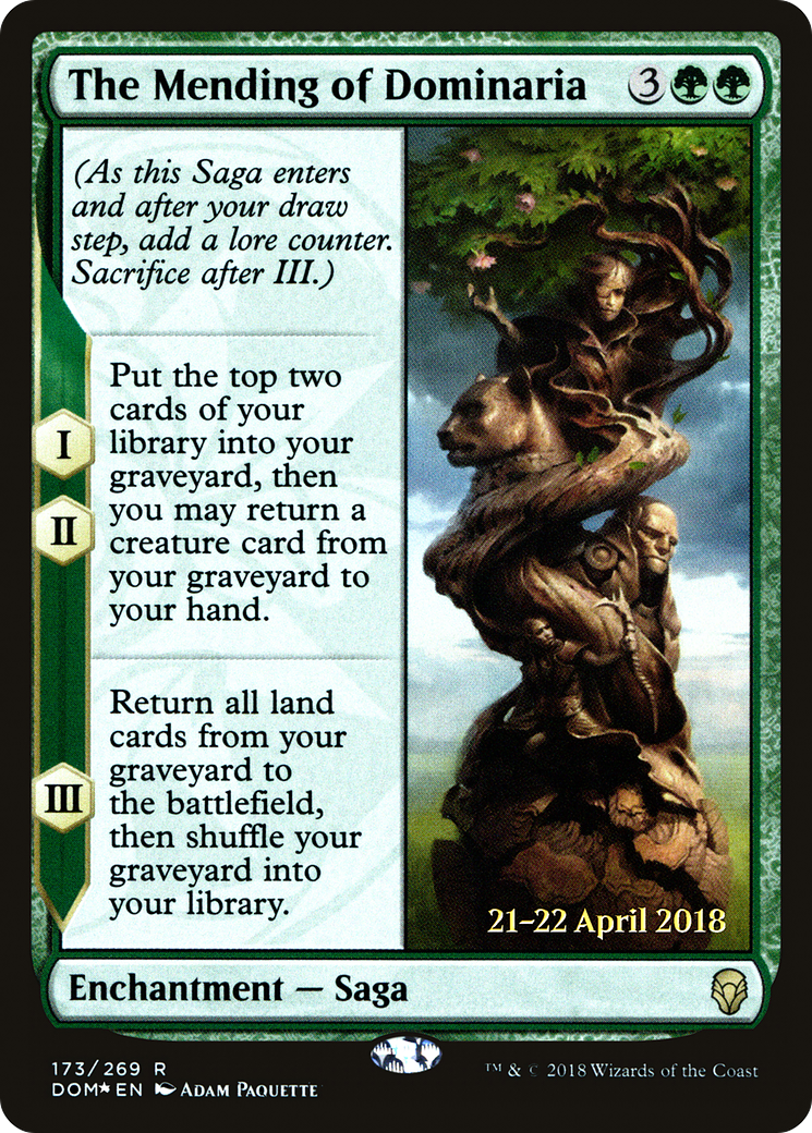 The Mending of Dominaria (PRE-173) [Dominaria Promos] Foil MTG Single Wizards of the Coast