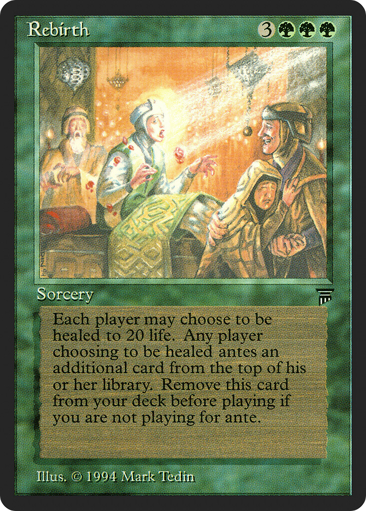 Rebirth (LEG-200) [Oldschool] Legends MTG Single Wizards of the Coast