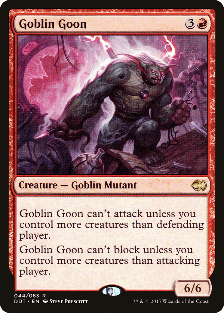 Goblin Goon (DDT-044) [Misc] Duel Decks: Merfolk vs. Goblins MTG Single Wizards of the Coast