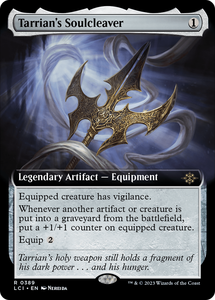 Tarrian's Soulcleaver (LCI-389) [The Lost Caverns of Ixalan] (Extended Art) MTG Single Wizards of the Coast