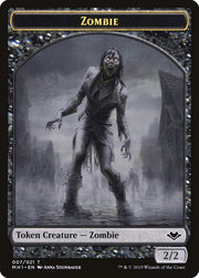 Angel (002) // Zombie (007) Double-Sided Token [Tokens] Modern Horizons Tokens MTG Single Magic: The Gathering